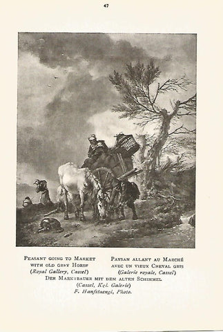 Lamina 428: WOUWERMAN. Mercader yendo al mercado con un caballo viejo