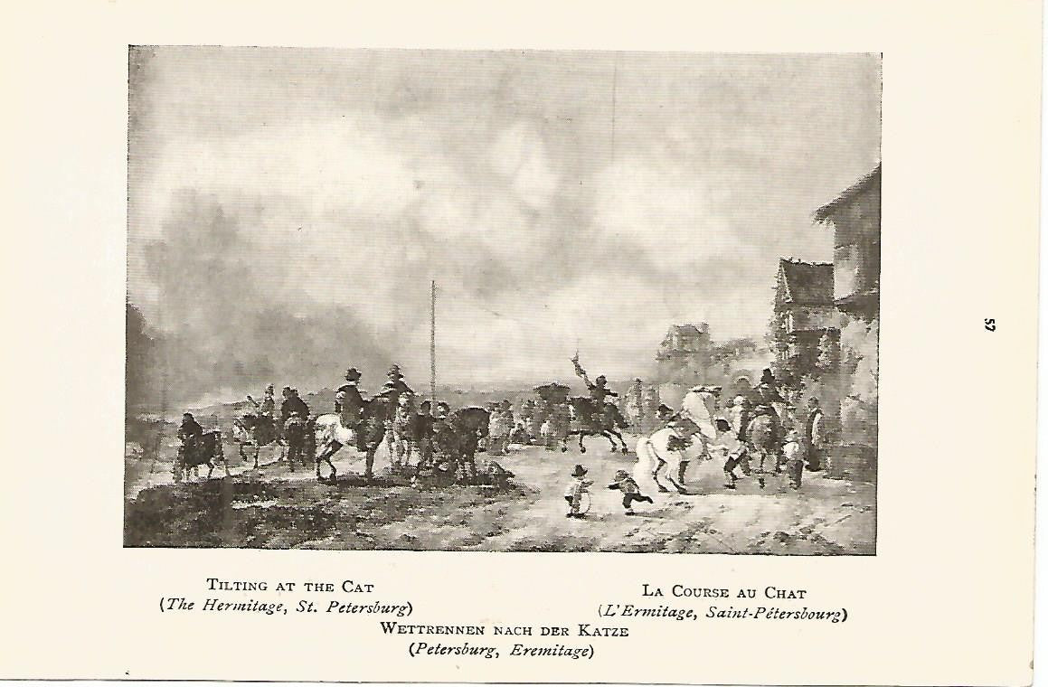 Lamina 433: WOUWERMAN. La carrera del gato