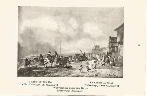 Lamina 433: WOUWERMAN. La carrera del gato