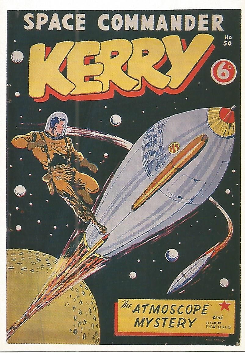 Postal 52707: SPACE COMMANDER KERRY de Mick Angio. Coleccion SPACE ACES
