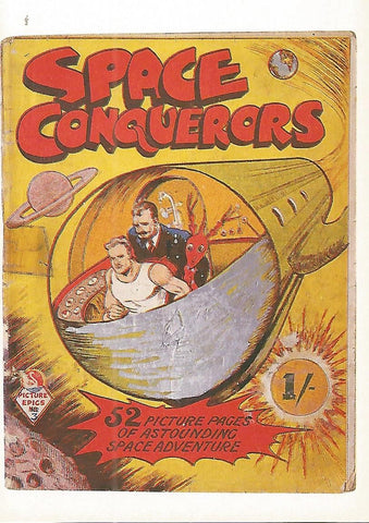 Postal 52711: SPACE CONQUERORS de William McCail. Coleccion SPACE ACES