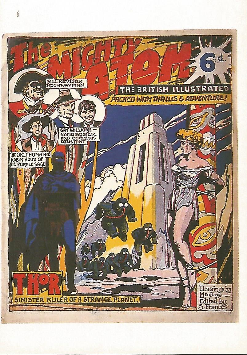Postal 52715: THOR RULER OF A STRANGE WORLD de Philip Mendoza. Coleccion SPACE ACES