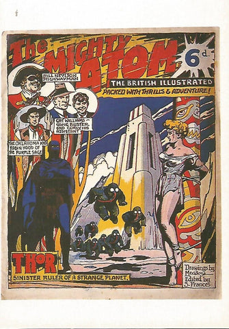 Postal 52715: THOR RULER OF A STRANGE WORLD de Philip Mendoza. Coleccion SPACE ACES