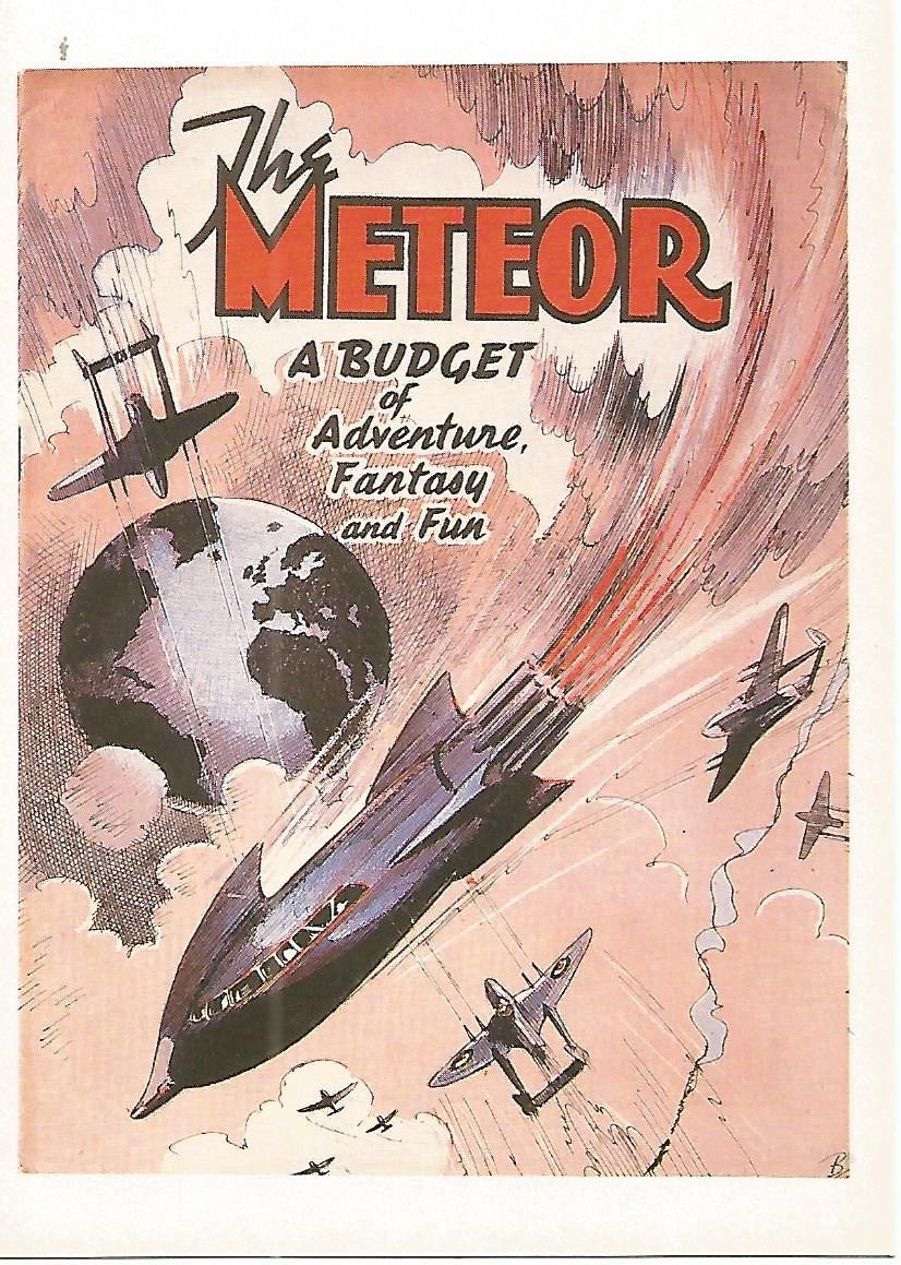 Postal 52716: THE METEOR de Nat Brand. Coleccion SPACE ACES