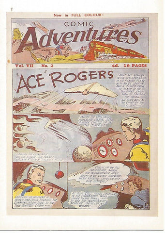 Postal 52720: ACE ROGERS de Alf Farmingham. Coleccion SPACE ACES