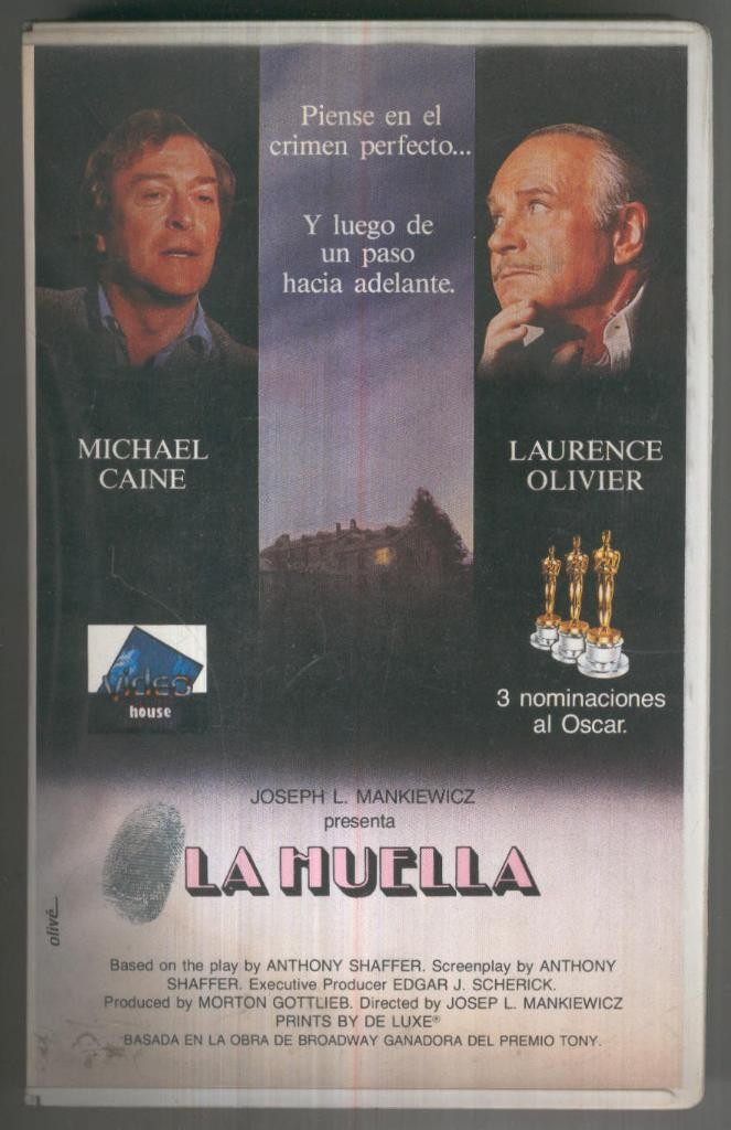 VHS Cine: LA HUELLA - Joseph L Mankiewicz