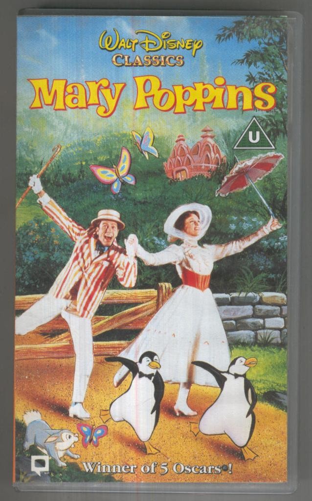 VHS Cine: MARY POPPINS - Robert Stevenson