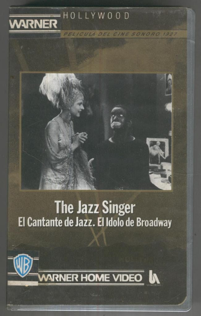 VHS Cine: THE JAZZ SINGER - La cantante de Jazz. El idolo de Broadway