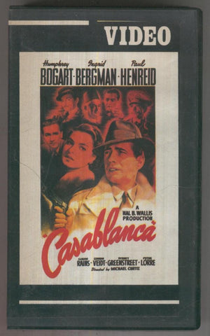 VHS Cine: CASABLANCA - Michael Curtiz, Humphrey Bogart