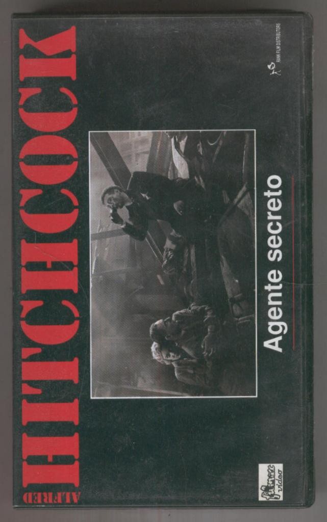 VHS Cine: Coleccion Alfred Hitchcock No.34 - AGENTE SECRETO