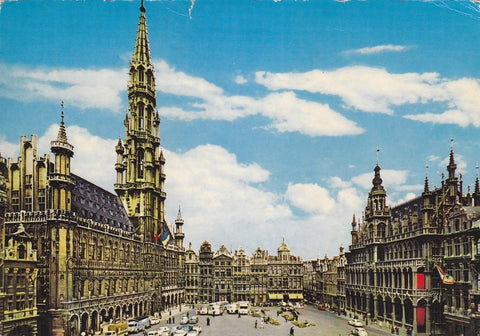 Postal 60256:  Plaza Mayor y la casa del rey (Bruselas).