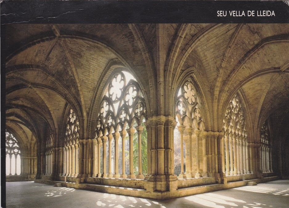 Postal 60286: Claustro S. XIII- XIV en la Seu Vella (Cataluña) Publicitaria Generalitat Gestion monumentos)