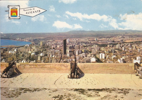 Postal 60306. Vista parcial castillo Sta. Barbara (Benidorm)