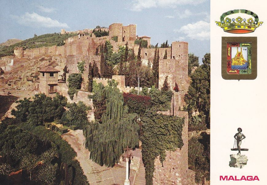 Postal 60337. Alcazaba y Castillo de Gibralfaro. Malaga