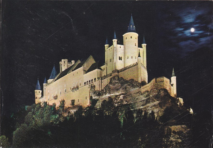 Postal 60343. Alcazar aspecto nocturno. Segovia