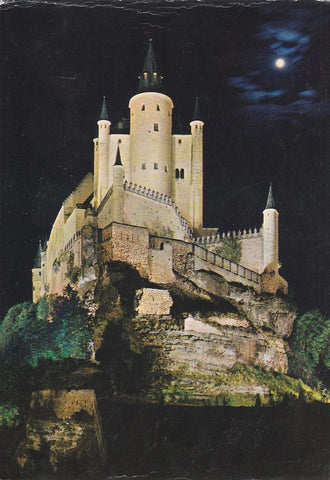 Postal 60345. Alcazar aspecto nocturno. Segovia
