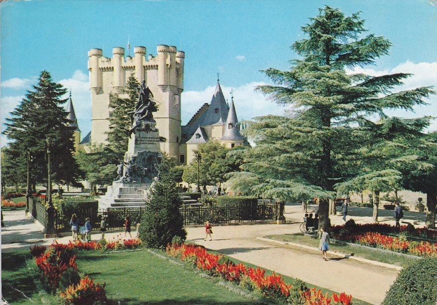 Postal 60348. Parque del alcazar. Segovia