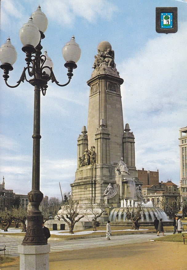 Postal 60352. Monumento a Cervantes Pza. España. Madrid