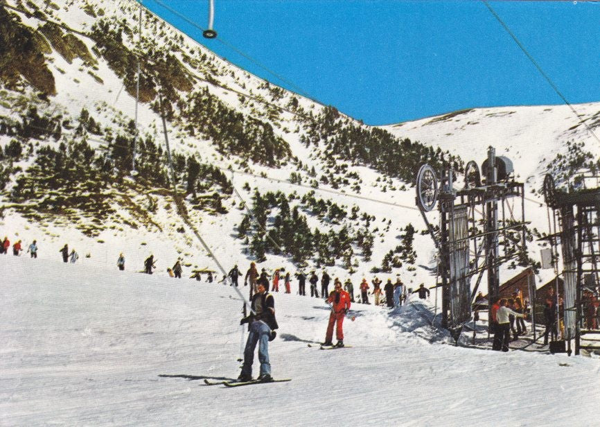 Postal 60397. Pista de esqui. Setcases Girona