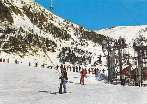 Postal 60397. Pista de esqui. Setcases Girona