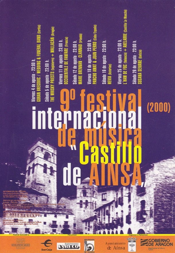 Postal 60420. Publicitaria de 9o fest. Internc. De muisca. Ayunt. AINSA