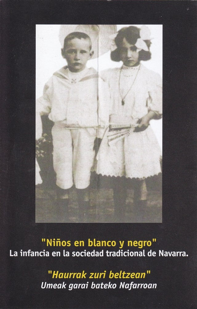 Postal 60421. Niños en blanco y negro. Publicitaria de Casa cultura Huarte.