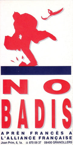 Postal 60441. Publicitaria Escuela Idiomas NO BADIS