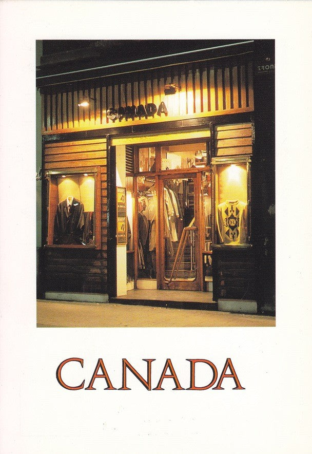 Postal 60447. Publicitaria Tiendas ropa CANADA