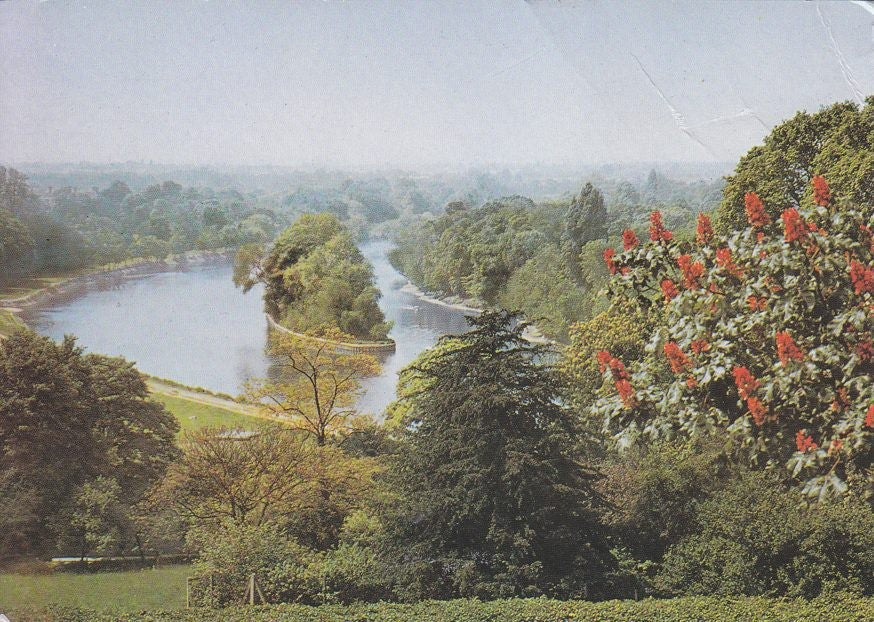 Postal 60480. vista desde la colina de Richmond. Londres