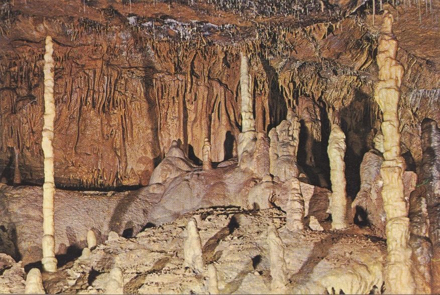 Postal 60490. Estalactitas y estalagmitas. Cuevas Altamira