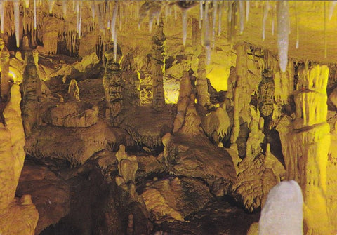 Postal 60493. Estalactitas y estalagmitas. Cuevas Altamira