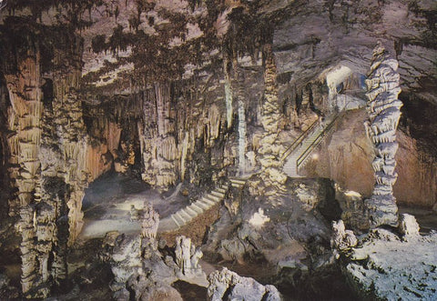 Postal 60523. Bajada a la cueva (Mallorca)
