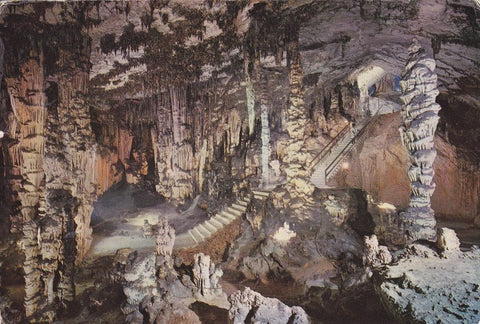 Postal 60525.Bajada a la cueva (Mallorca)