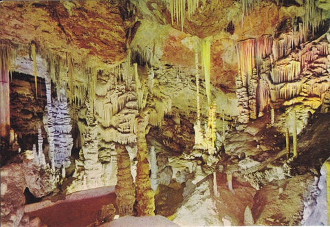 Postal 60526. Cuevas de Campanet sala romantica (Mallorca)