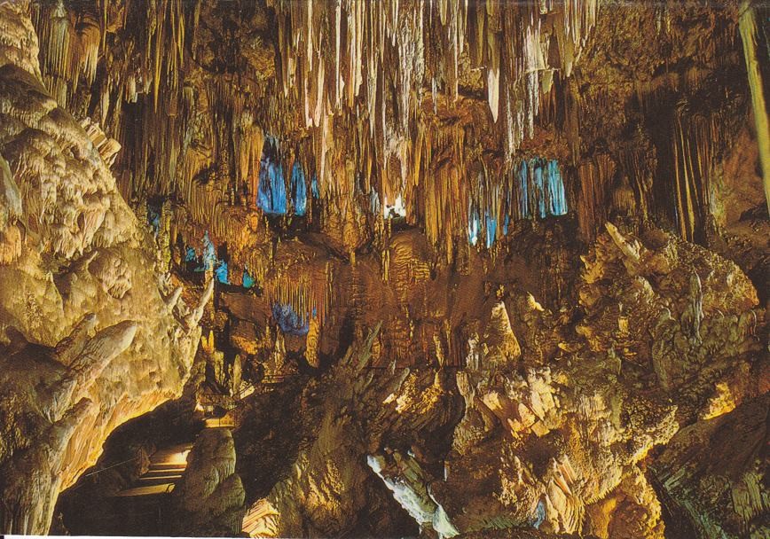 Postal 60541.  Sala de cataclismo. Cuevas de Nerja.  Malaga