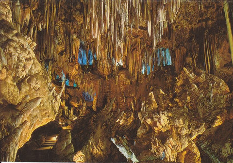 Postal 60541.  Sala de cataclismo. Cuevas de Nerja.  Malaga