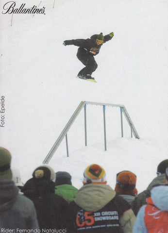 Postal 60566. Publicitaria XIV Circuito Ballantine´s de Snowboard