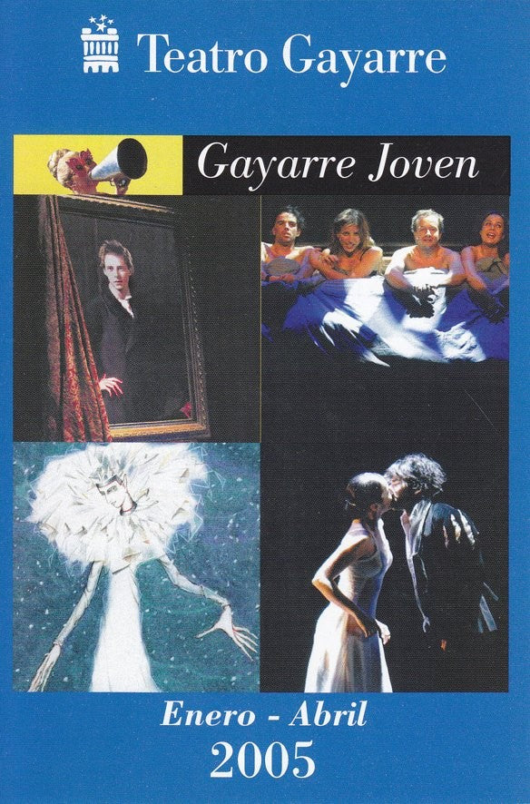 Postal 60597. Teatro Gayarre. Publicitaria Pamplona joven