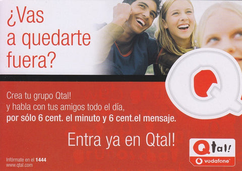 Postal 60601. Publicitaria Vodafone