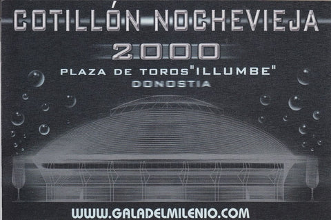 Postal 60604. Cotillon Nochevieja. Publicitaria Donostia