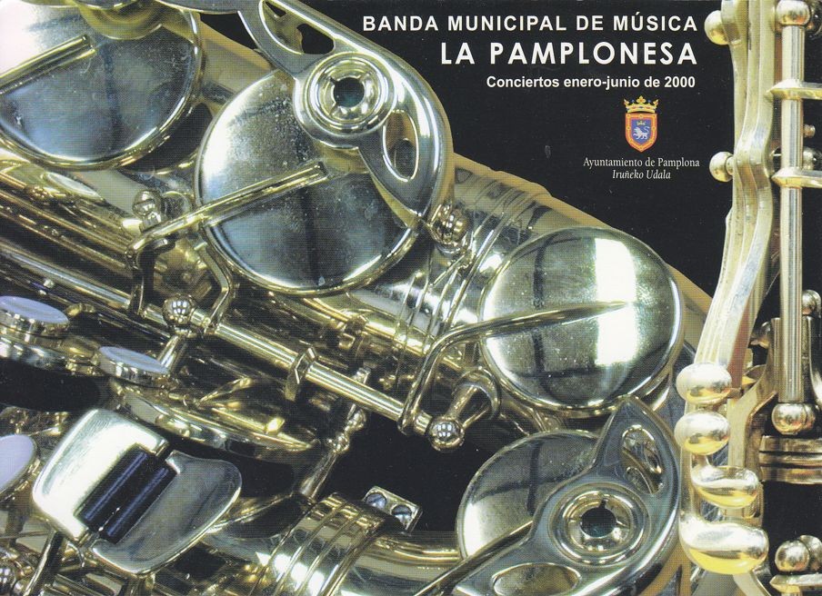 Postal 60628.  Publicitaria  Banda municipal de musica (Ayunt. Pamplona)