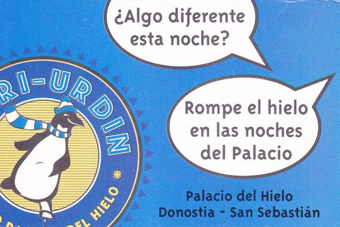 Postal 60631.  Publicitaria: Palacio del hielo. Donostia (san Sebastian)