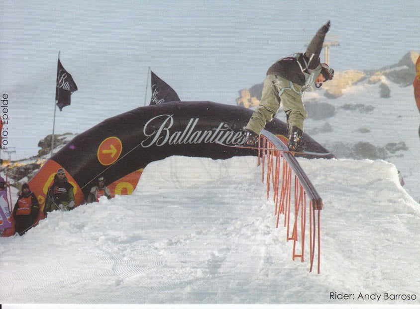 Postal 60646.  Publicitaria: XIV circuito Ballentine´s snowboard (Astun)