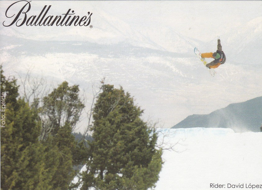 Postal 60648.  Publicitaria: XIV circuito Ballentine´s snowboard (Astun)