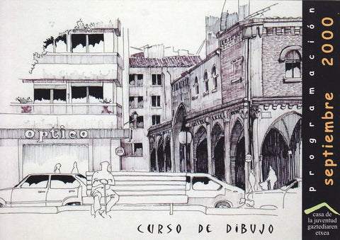 Postal 60661.  Publicitaria: Curso de dibujo. Programacion (Casa juventud Gaztediaren)