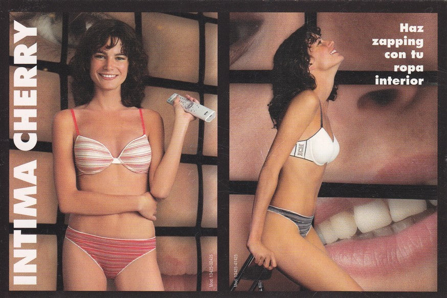 Postal 60677.  Publicitaria: Ropa interior. Intima Cherry