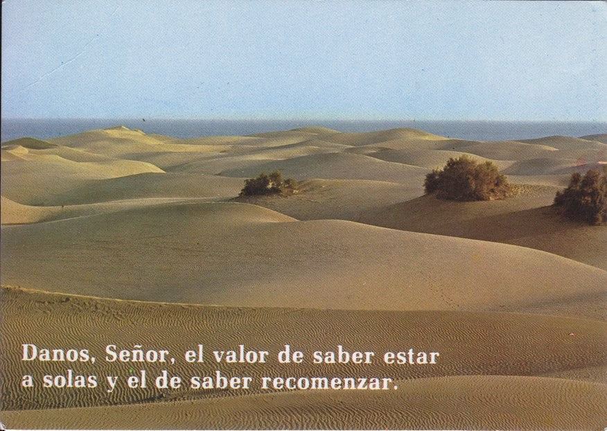 Postal 60691.  Dunas con frases