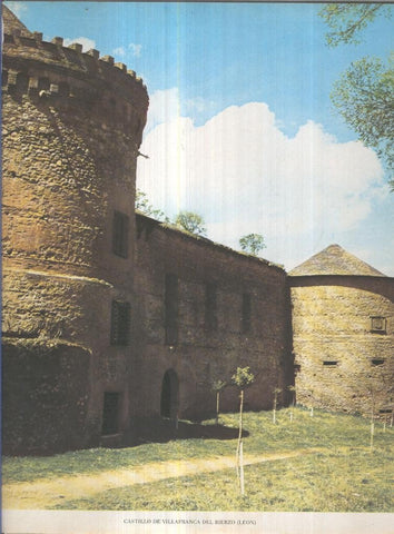 Lamina Castillos de España Edicion 1967 No.005: CASTILLO DE VILAFRANCA DEL BIERZO (Leon)