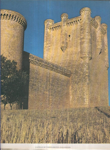 Lamina Castillos de España Edicion 1967 No.012: CASTILLO DE TORRELOBATON (Valladolid)