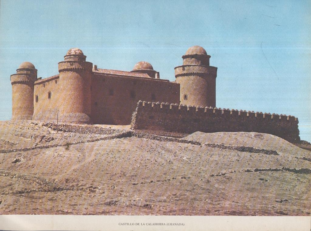 Lamina Castillos de España Edicion 1967 No.073: CASTILLO DE LA CALAHORRA (GRANADA)